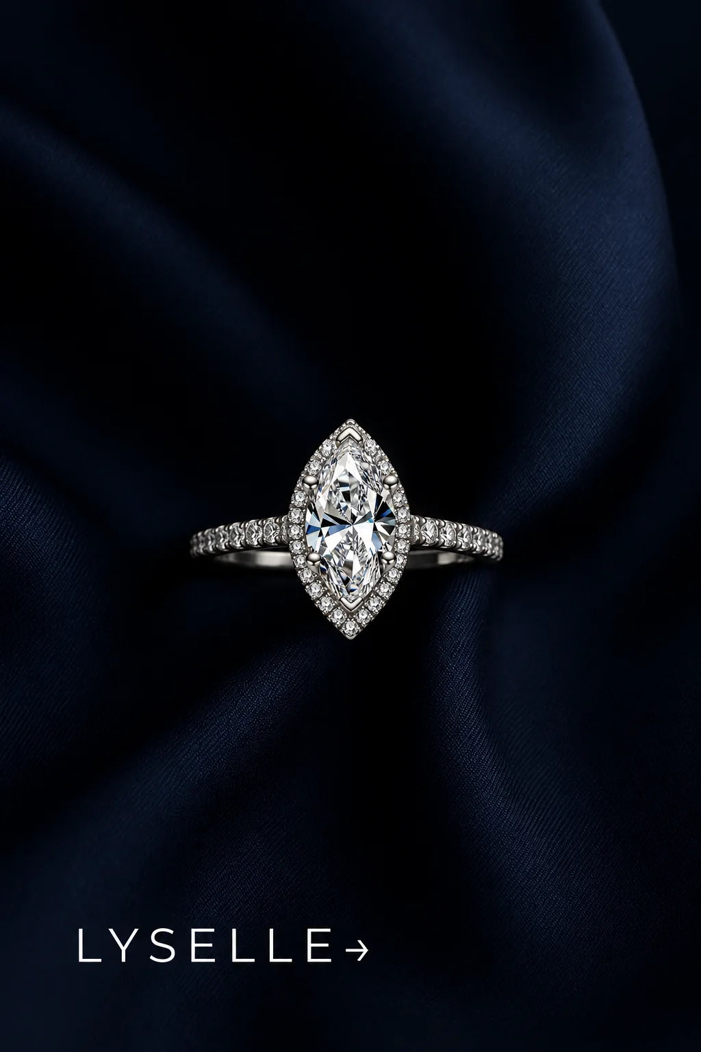 Lyselle moissanite ring