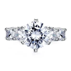 Deluxe 2-Carat 18K White Gold Plated Ring alternate view