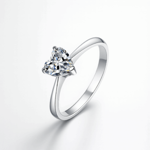 Love 2-Carat 925 Silver Moissanite Ring alternate view