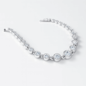 Luminaria 8.7-Carat Moissanite Gold Plated Bracelet alternate view