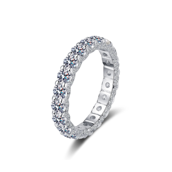 'Saturn' 2.2-Carat Platinum 950 Moissanite Ring