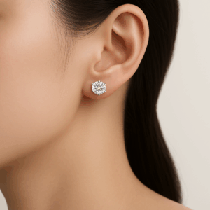 Aures 1-Carat Moissanite Earrings alternate view