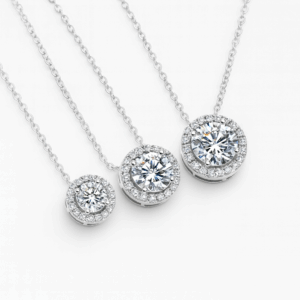 Orbis Moissanite Necklace alternate view