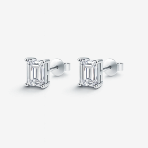 Ora 2-Carat Moissanite Emerald Radiant Cut Earring alternate view