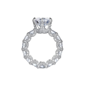 'Deluxe Ring' 2-Carat 18K White Gold Plated Ring