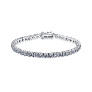 'Electi 17.6-Carat Moissanite White Gold 18K Plated Tennis Bracelet