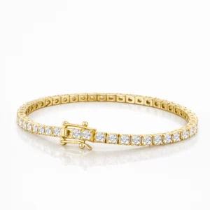 Fulgor Round Moissanite Tennis Bracelet