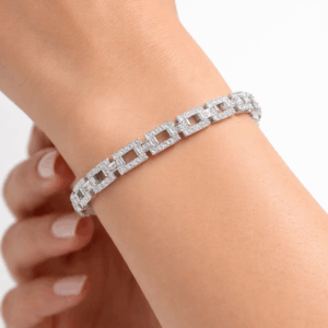 Clausa 3.5-Carats Moissanite Link Bracelet alternate view
