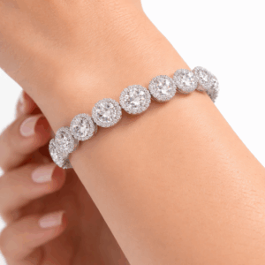 Mundus 11 Carat Moissanite Tennis Bracelet alternate view
