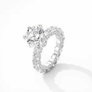 unus Unus 4-Carat Moissanite Ring
