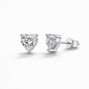 Vu 4 Carat Heart-Cut Moissanite Earrings alternate view