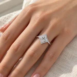 Lilia Floral Moissanite Ring alternate view